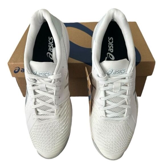 Asics Solution Swift FF Running White Pure Silver Color Women’s Running shoes 10 - Picture 6 of 11